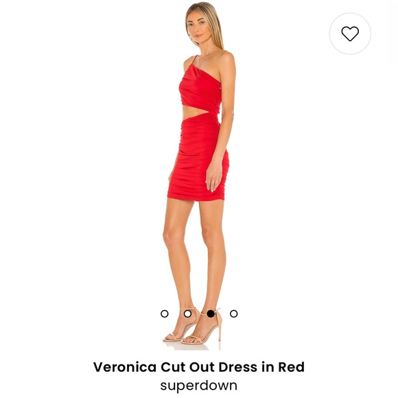 Revolve Superdown Veronica Cut Out Dress in Red - Picture 3 of 7